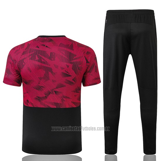 Chandal del AC Milan Manga Corta 2019-2020 Negro